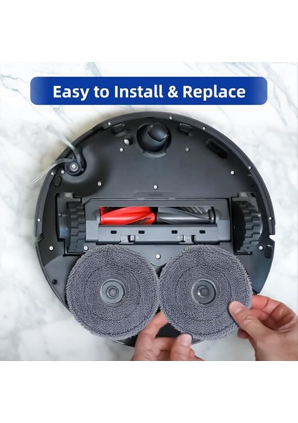 Roborock Saros 10R/Z70/Q Revo/qrevo S/qrevo Pro/qrevo Master/qrevo Plus/qrevo Curv Parçaları Için Mikrofiber Paspas Pedleri (Yurt Dışından) indirimleri