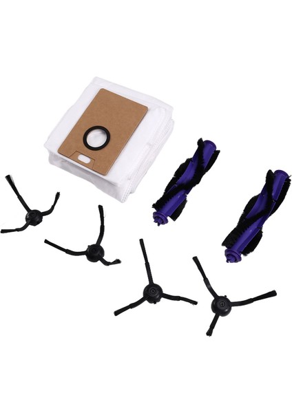 Ana Fırça Rulo Fırça Yan Fırçalar Tp-Link Tapo RV30 MAX/RV30 PLUS/RV20 Max Plus Robot Süpürge Için Toz Torbası Seti (Yurt Dışından) fırsatları