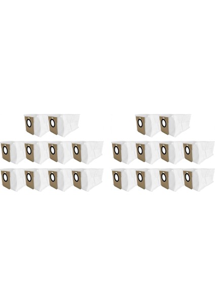 Xiaomi Mijia M40S / OV31CN Elektrikli Süpürge Parçaları Dokunmamış Çöp Torbaları 20 Adet Için Toz Torbaları Değiştirme (Yurt Dışından)