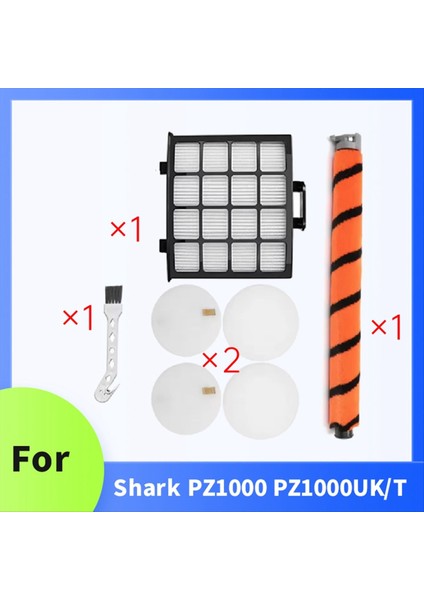 Shark PZ1000 PZ1000UK/T Serisi El Akülü Vac Yedek Parça Aksesuarları Filtre Fırça Seti (Yurt Dışından) modelleri
