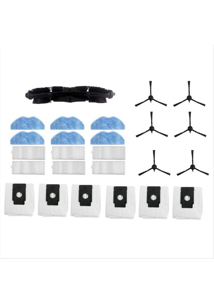 360 S8 / Botslab S8 Plus / Honor Choice R2 / R2S Lite / R2 Plus Süpürme Makinesi Aksesuarları Için 25 Adet (Yurt Dışından)