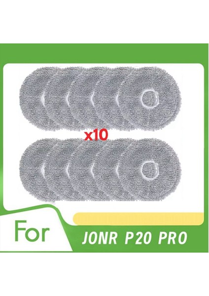 10 Adet Temizleme Bezi Jonr P20 Pro Elektrikli Süpürge Aksesuarları Paspas Pedleri Yedek Yedek (Yurt Dışından) modelleri