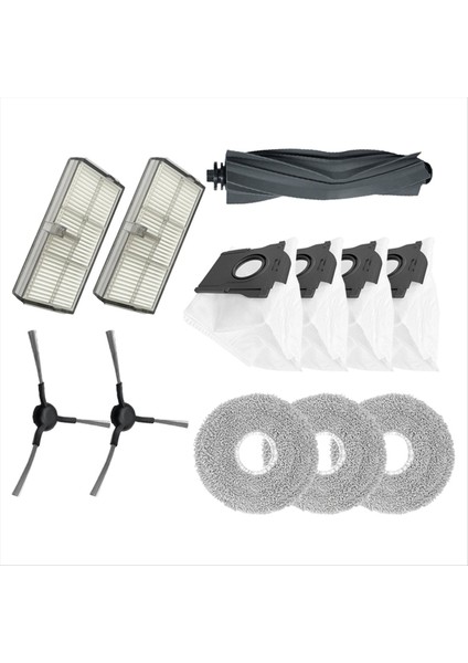 Dreame L10S Ultra Gen 2 Robotlu Süpürge Yedek Parça Ana Fırça Yan Fırça Filtre Paspas Bezi Toz Torbası (Yurt Dışından) indirimleri