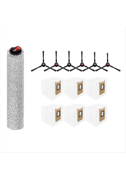 13 Adet Eufy Omni E25 / Omni E28 Elektrikli Süpürge Aksesuarları Rulo Yan Fırça Toz Torbası (Yurt Dışından)