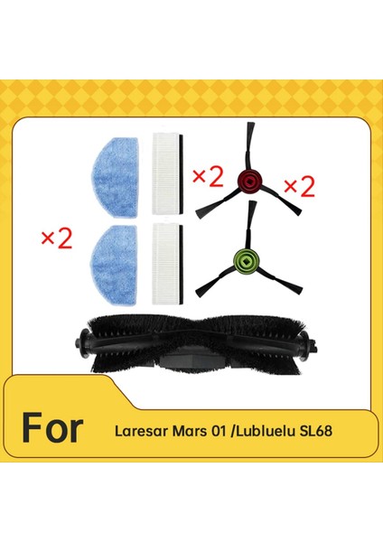 7 Adet Laresar Mars 01/lubluelu SL68 Elektrikli Süpürge Aksesuarları Ana Yan Fırça Paspas Filtresi (Yurt Dışından) indirimleri