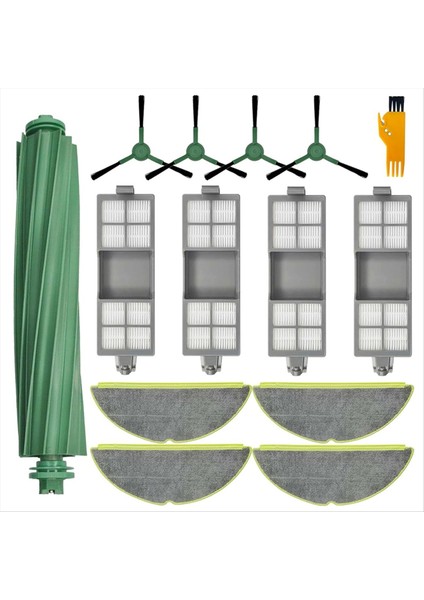 Irobot Roomba 205 Elektrikli Süpürge Aksesuarları Parçaları Ana Yan Fırça Hepa Filtreler Paspas Pedleri Için Yedek Ekler (Yurt Dışından)