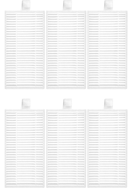 Hepa Filtre Yedek Parçaları Lefan M2/PLUS/M2S Pro Elektrikli Süpürge Parçaları Yıkanabilir Filtre Elemanı 6 Adet (Yurt Dışından)