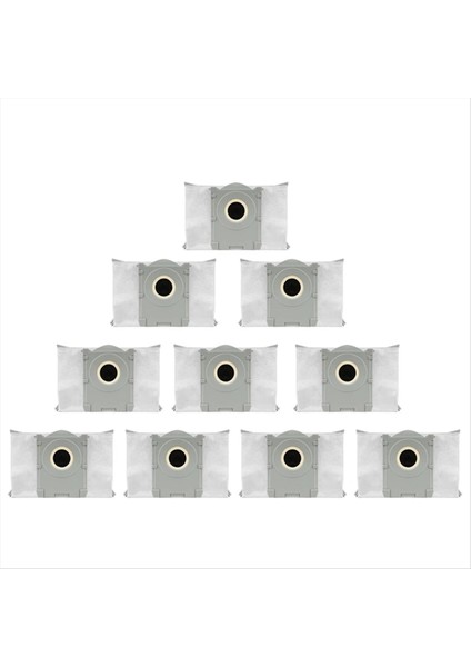 Toz Torbası Ecovacs Deebot X11/X11 Pro Elektrikli Süpürge Aksesuarları Yedek Parçalar Dokunmamış Çöp Torbaları 10 Adet (Yurt Dışından)