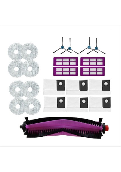 Eureka J15 Pro Ultra Süpürme Makinesi Aksesuarları Için 23 Adet Ana Yan Fırça Paspas Filtresi Toz Torbaları (Yurt Dışından) indirimleri