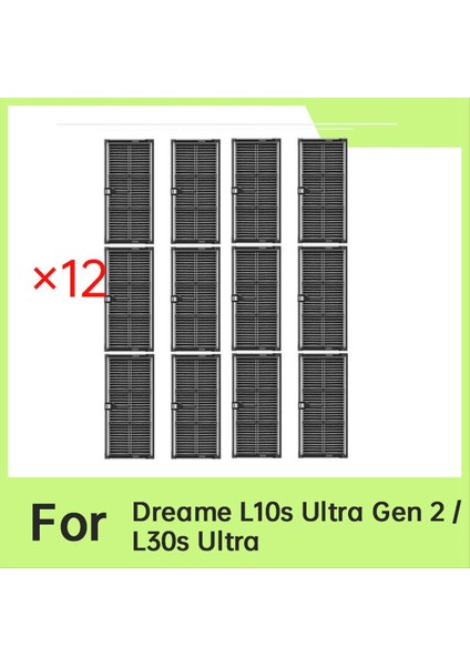 Dreame L10S Ultra Gen 2 / L30S Ultra Elektrikli Süpürge Filtresi Yedek Parçaları Için 12 Pcs Filtre (Yurt Dışından) fırsatları