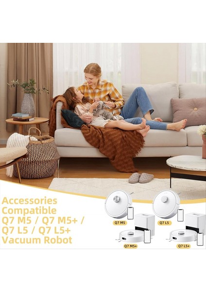 Roborock Q7 M5 / Q7 M5+ / Q7 L5 / Q7 L5+ Vakum Robotu Yedek Parçaları Için Aksesuarlar (Yurt Dışından) modelleri