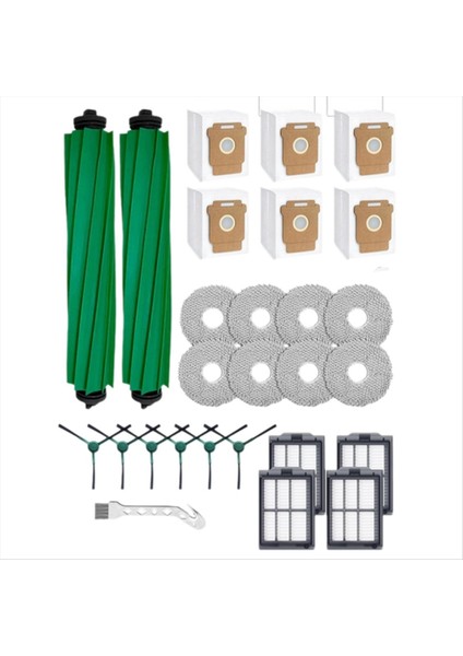 Irobot Roomba Plus 505/405 Combo Süpürme Makinesi Aksesuarları Için 27 Adet Ana Yan Fırça Paspas Filtresi Toz Torbaları (Yurt Dışından) modelleri