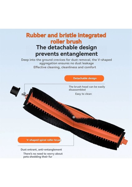 41 Adet Ana Yan Fırça Hepa Filtre Paspas Bezi Toz Torbası Aksesuarları Xiaomi Mijia 5 PRO/OV21CN Elektrikli Süpürge Parçaları (Yurt Dışından) indirimleri