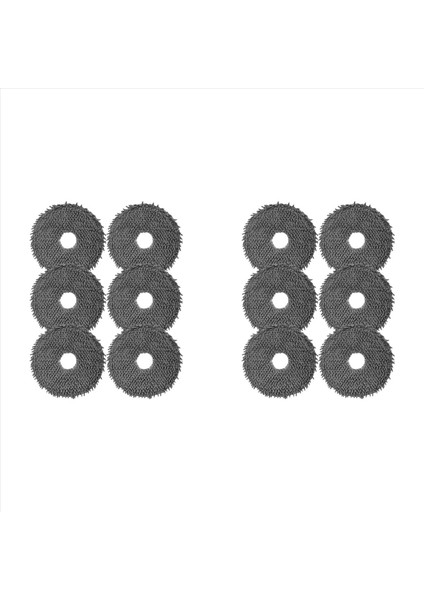 Irobot Roomba Plus 505 COMBO/405 Combo Elektrikli Süpürge Parçaları Paspas Pedi Için 12 Adet Mikrofiber Paspas Bezi (Yurt Dışından)