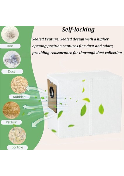 10 Adet Toz Torbaları Yedek Lefant M2 Pro / M2S Pro Robotlu Süpürge Aksesuarları Dokunmamış Çantalar (Yurt Dışından) fırsatları