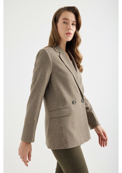 Yünlü Kazayağı Blazer Ceket fiyatları