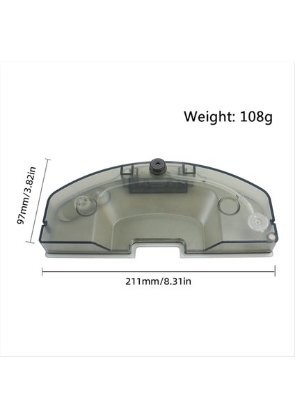 Dreame L10S Pro Xiaomi S10+ S20+ Mijia 3s B108CN Parçaları Robotlu Süpürge Için Değiştirmeler Elektrikli Su Deposu (Yurt Dışından) fırsatları