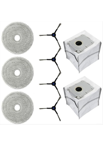 Ecovacs Deebot Mini Robot Süpürgeler Için Yedek Parçalar Aksesuarlar Paspas Bezi Toz Torbaları Yan Fırçalar (Yurt Dışından) modelleri