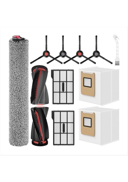 Eufy E28 OMNI/E25 Omni Robotlu Süpürge Parçaları Için Yedek Parçalar Toz Torbası Haddeleme Yan Fırça Rulo Paspas Filtresi (Yurt Dışından)