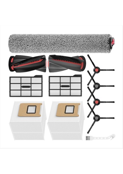 Eufy E28 OMNI/E25 Omni Robotlu Süpürge Parçaları Için Yedek Parçalar Toz Torbası Haddeleme Yan Fırça Rulo Paspas Filtresi (Yurt Dışından) fiyatları