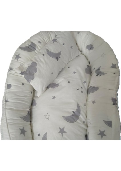 Bebek Anne & Baba Yanı Yatağı 0- 3 Ay 80 X60 cm Yastıklı fırsatları