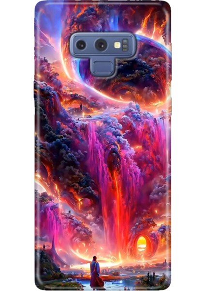 Samsung Galaxy Note 9 Kılıf Renkli Esnek Silikon Gizemliülke