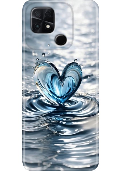 Poco C40 Kılıf Renkli Temalı Silikon Aşkdamlası