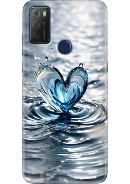 Tcl 20E Kılıf Desenli Silikon Kampanyalı Kapak Aşkdamlası