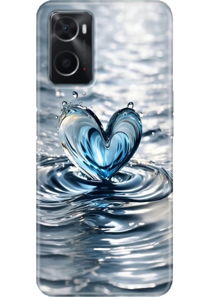 Oppo A76 Kılıf Silikon Tasarım Stok Aşkdamlası