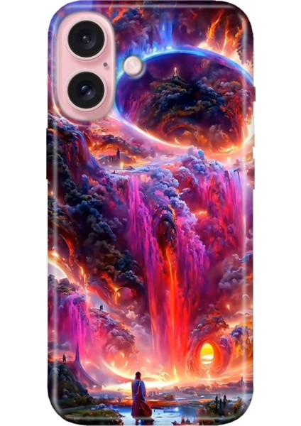 iPhone 16 Plus Kılıf Silikon Desenli Kalıplı Case Gizemliülke