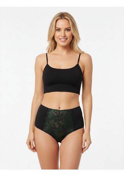 Kadın Önü Saten Dantelli Yüksek Bel Külot BB2063 fiyatları