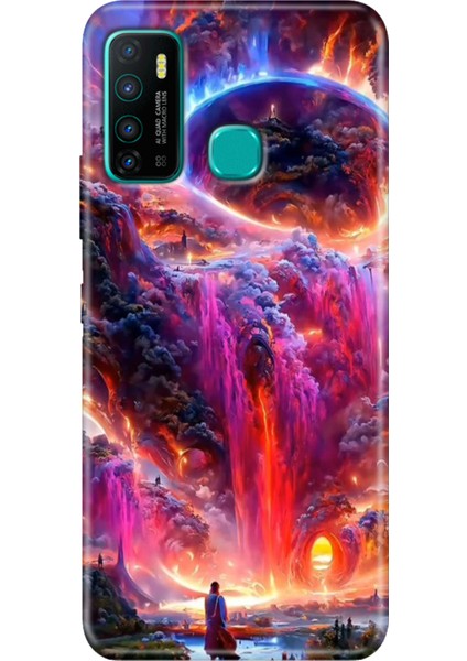 Infinix Hot 9 Kılıf Renkli Tpu Tam Uyum Silikon Gizemliülke