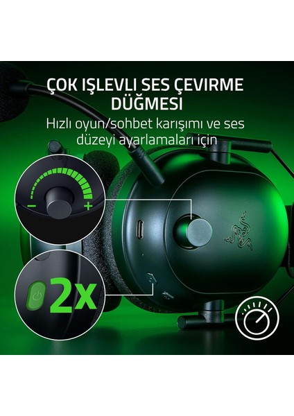 Blackshark V2 Pro For Xbox RZ04-04530300-R3G1 Siyah Kablosuz Oyuncu Kulaklik