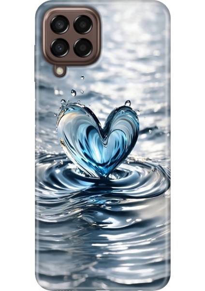 Samsung Galaxy M33 Kılıf Baskılı Esnek Silikon Kapak Aşkdamlası