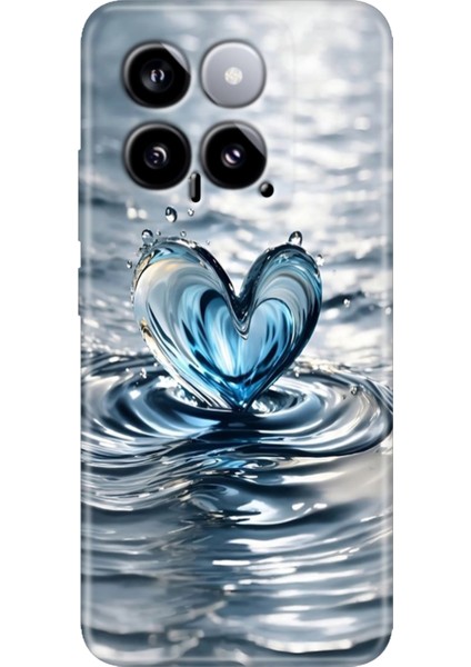 Xiaomi Mi 14 Kılıf Renkli Rubber Kapak Silikon Aşkdamlası