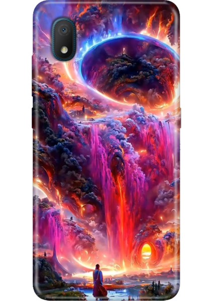 Tcl L7 Kılıf Desenli Silikon Renkli Phone Case Gizemliülke