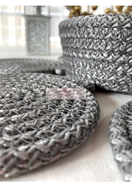 7 Prç Bardak Altlığı Set Tress Supla Jüt Hediyelik fırsatları