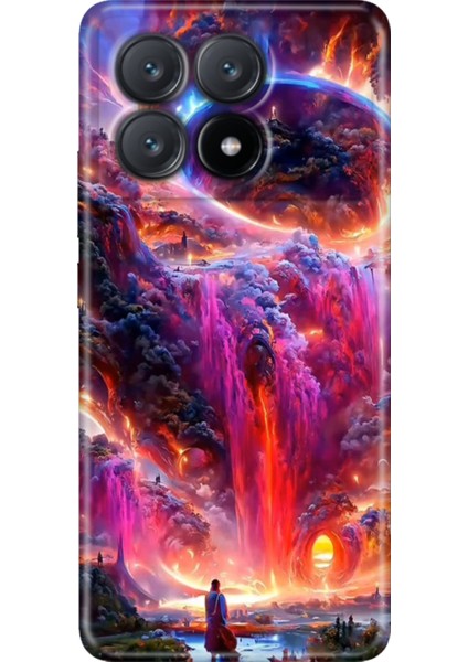 Xiaomi Poco X6 Pro Kılıf Renkli Esnek Silikon Gizemliülke