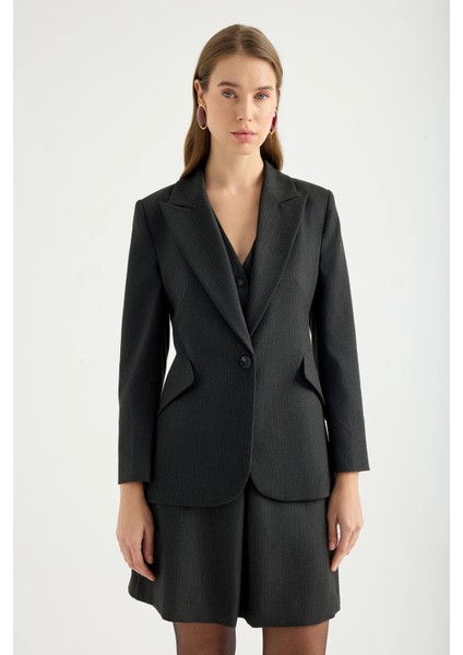 Ince Çizgili Ceket modelleri