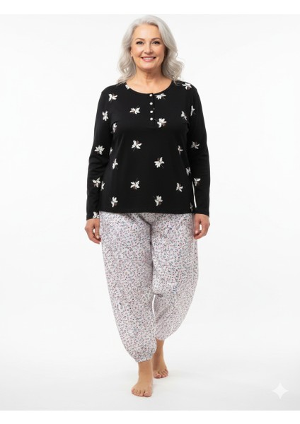 Kadın Kışlık Kadın Anne Içlik Pijama Altı %100 Pamuk Içi Miflonlu Beli Lastikli Rahat fiyatları