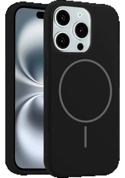 iPhone 14 Pro Max Kılıf Jully Magsafe Kapak - Siyah