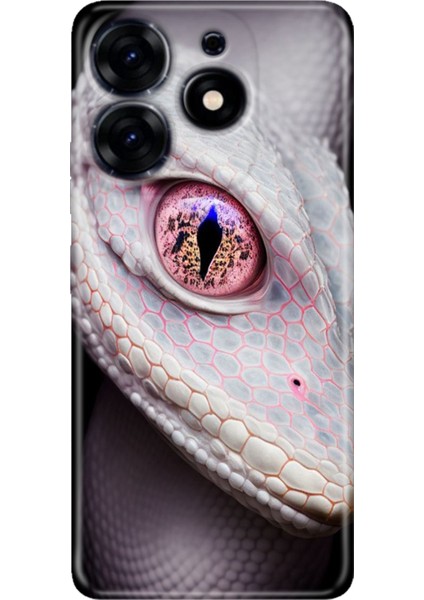 Tecno Spark 20 - 20C Kılıf Renkli Temalı Tarz Silikon Dişicobra