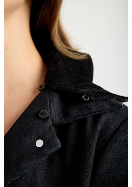 Kadife Yaka Kanvas Ceket fırsatları