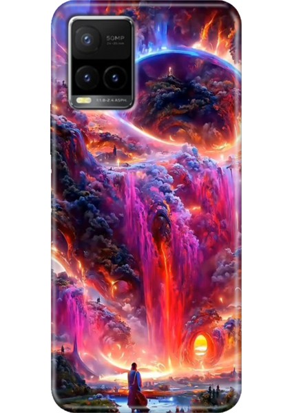 Vivo Y21S Y33S Y32 Kılıf Desenli Silikon Esnek Kapak Gizemliülke