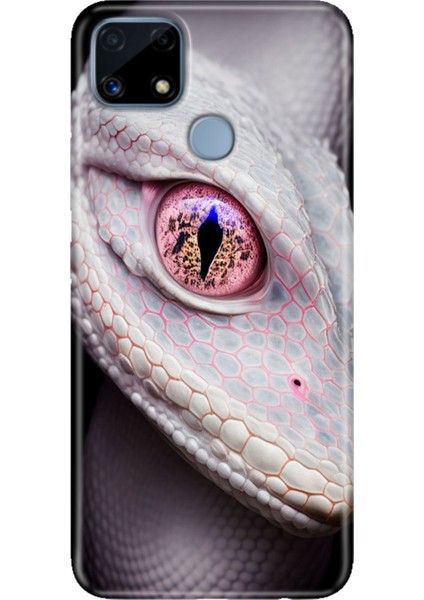 Realme C25 Kılıf Desenli Silikon Renkli Phone Case Dişicobra