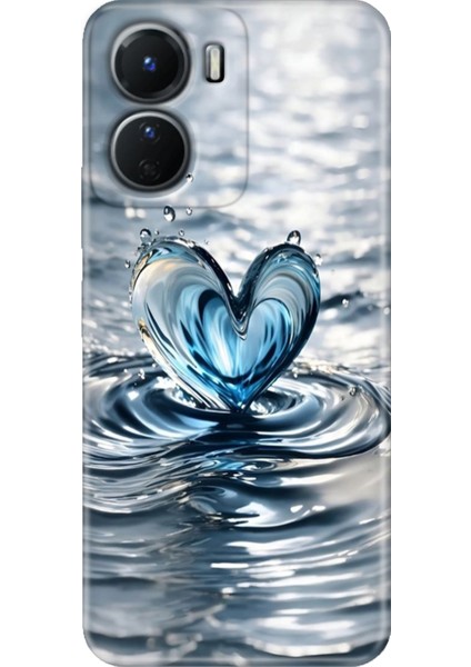 Vivo Y16 Kılıf Desenli Silikon Ermer Teknoloji Kapak Aşkdamlası