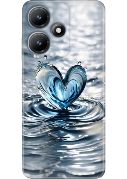 Infinix Hot 30 Kılıf Baskılı Esnek Silikon Kapak Aşkdamlası