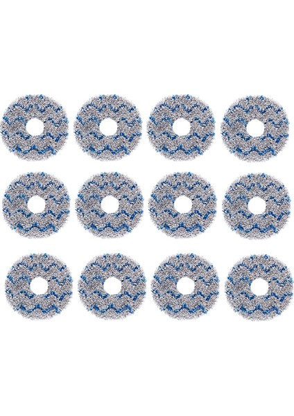 Ecobos Deebot Için Uygun X5 Pro Mop Mop Mop Rag Toz Bag Mop Sarf Malzemeleri Süpüren Robot Aksesuarları 12 Pcs (Yurt Dışından)