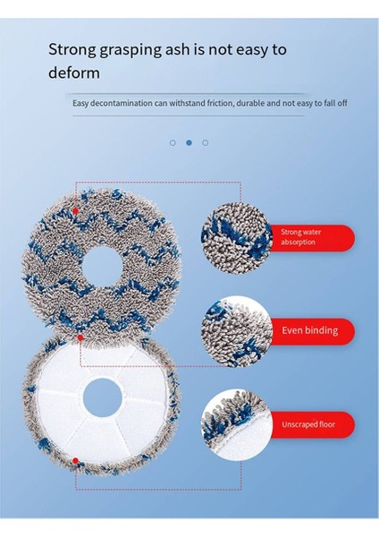 Ecobos Deebot Için Uygun X5 Pro Mop Mop Mop Rag Toz Bag Mop Sarf Malzemeleri Süpüren Robot Aksesuarları 12 Pcs (Yurt Dışından) fırsatları