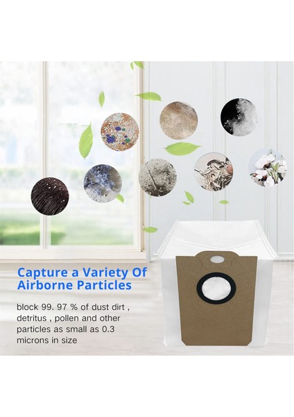 Midea S5+ Plus Için 8pcs, Liectroux G7, Conga 2299 Ultra Home X-Treme / Genesis, Evolution Airo Vakum Parçaları Toz Çantası (Yurt Dışından) fırsatları